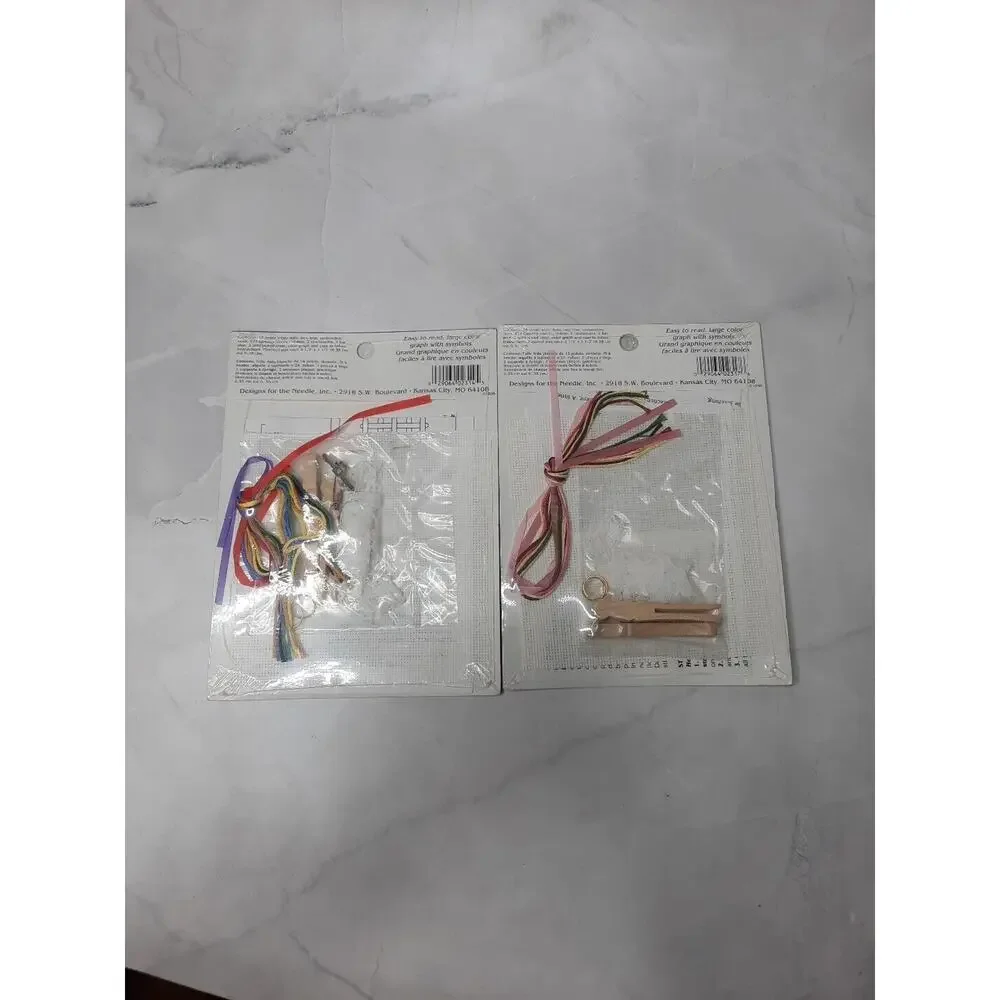 Pin Pals Cross Stitch Kit Angels Lot of 2 Harmony 2314 Showers 2317